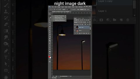 night image contrast growing -short photoshop tutorial #shorts #photoshop #editing