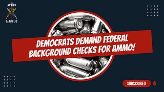 Unmasking the Ammo: Democrats' Call for Background Checks #guncontrol