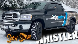 Caught In A Snow Storm | Extreme Winter Snow Storm In Whistler BC Canada