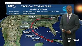 Tropics Update 8/24/20 PM