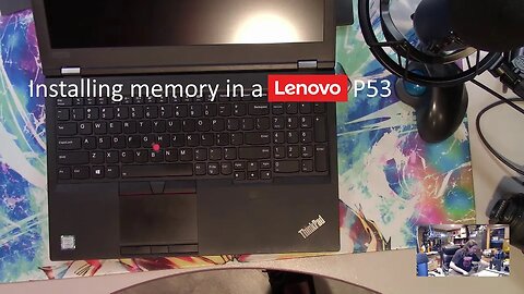 How to install meory in a Lenovo P53 laptop