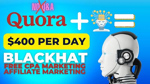 BOT CPA Marketing Free Traffic Method, $400 Per Day, Black Hat Method, Make Money Online