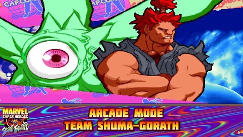 Marvel Super Heroes VS. Street Fighter: Arcade Mode - Team Shuma-Gorath