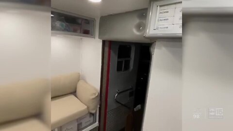 Doctor turns old ambulance into mobile clinic