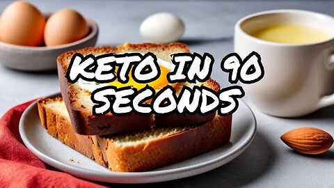 "Quick & Tasty: 90 Second Keto Bread Recipe"