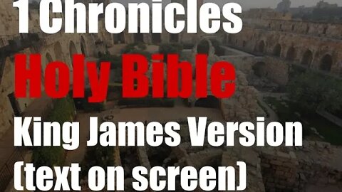 1 Chronicles 29 KJV Bible Audio 2022 King James Version