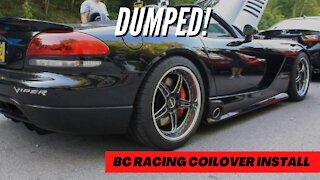 BC Racing Coilover Install On My Dodge Viper ***IT'S DUMPED***