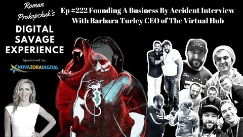 Ep 222 Founding A Business By Accident Interview With Barbara Turley CEO of The Virtual Hub