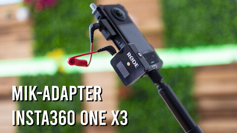 Was taugt der Insta360 ONE X3 Mikrofon-Adapter?