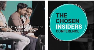 Paras Patel aka our Matthew at the Chosen Insiders Conference touching moment with him- new video