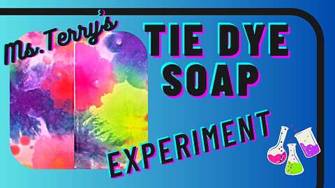Tie Dye Soap Experiment: make a stunning effect with an acrylic pour tool!