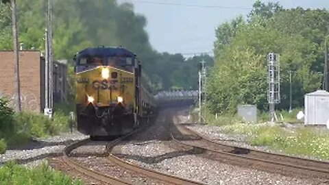 CSX B713 Tanker Train from Berea, Ohio August 12, 2023