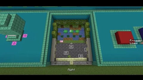 Minecraft Frogger (Vanilla Java Map)