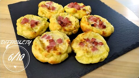 How to make ham & cheese potato chunks