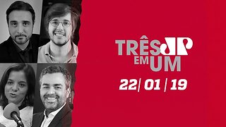 3 em 1 - 22/01/19 - Jair Bolsonaro fala em economia aberta no Fórum de Davos