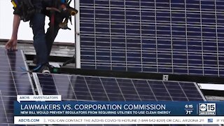 New bill would prevent regulators from requiring utilities to use clean energy