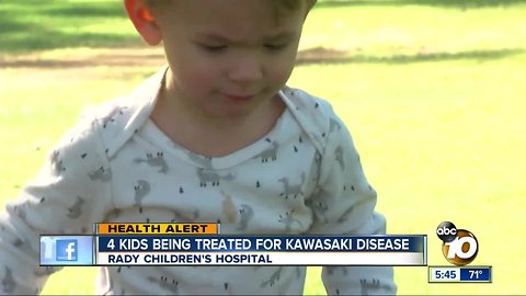 4 San Diego kids being treated for Kawasaki disease
