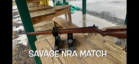 Savage NRA match rifle model 19. 22lr bolt action