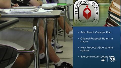 School District of Palm Beach County proposes revised reopening plan