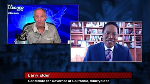 CA gubernatorial candidate Larry Elder tells Mike about his bid to replace Gavin Newsom & his lead in the polls