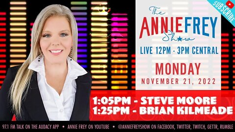 House GOP Blocks Dems from Committees, Brian Kilmeade, Thanksgiving Week! • Annie Frey Show 11/21/22