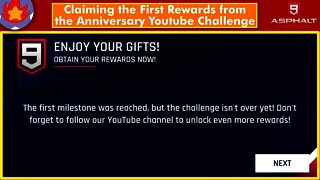 Claiming the First Rewards from the Anniversary Challenge | Asphalt 9: Legends