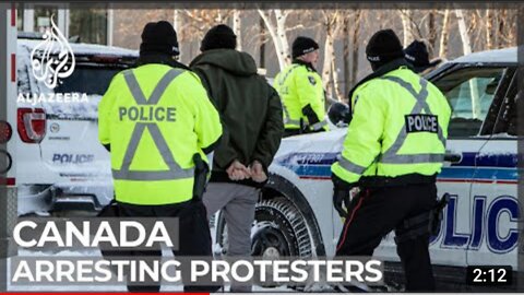 Ottawa police arrest protesters to end Canadian trucker blockade