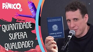 BRASIL MOSTROU SERVIÇO NO CAGED SUPERANDO AS EXPECTATIVAS DA CRIAÇÃO DE EMPREGOS? SAMY DANA COMENTA