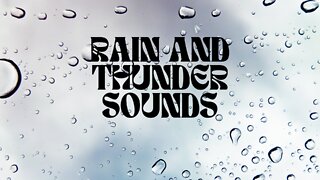 ⚡ Rain and Thunder Sounds for Relaxing ⚡