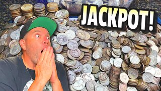 55 POUNDS Of COINS Into Cash! Jackpot getaway in LAKE TAHOE !