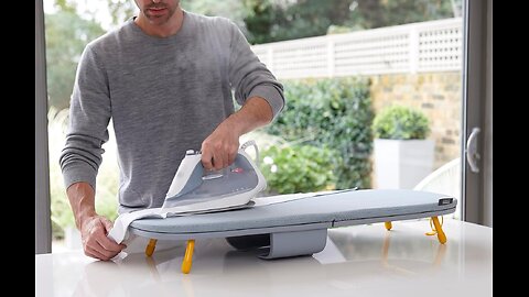 Joseph Joseph Pocket Folding Space-Saving, Compact Table-top Ironing Board