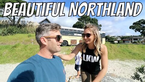 TERRIFYING FLIGHT & EXPLORING THE NORTH OF NEW ZEALAND | Bus Life NZ | Episode 116