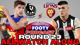 AFL WATCH ALONG | ROUND 23 | COLLINGWOOD MAGPIES VS BRISBANE LIONS