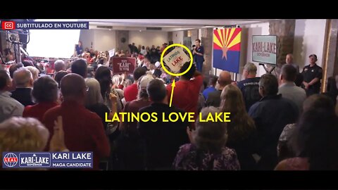 🇺🇸 Kari Lake destroza a Hussein Obama, a 'Killary' Clinton y es ovacionada por Latinos [CC🇪🇸]