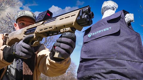 The World's Most POWERFUL Shotgun SLUG vs Bulletproof Vest!!