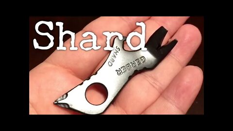 Gerber Shard Keychain Tool Unboxing