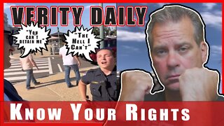 Cop violates his 4th and 1st amendments rights
