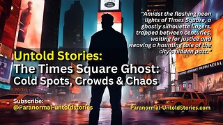 Untold Stories: The Times Square Ghost: Cold Spots, Crowds and Chaos #paranormal #ghoststories #fyp