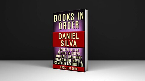 Daniel Silva Books In Order Summary