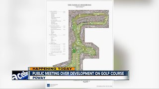 Public to weigh in on development on former golf course