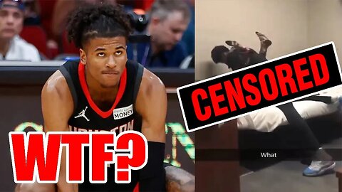 Rockets Jalen Green GOES VIRAL in WILD VIDEO dry humping teammate Josh Christopher! Is he GAY?