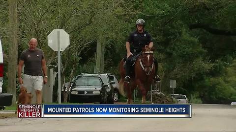 Mounted police to patrol frightened Tampa neighborhood