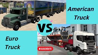 #shorts American Truck Simulator VS Euro Truck Simulator