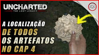 Uncharted The Lost Legacy Ps5/Ps4/Pc, A localização de todos Artefatos | Super dica