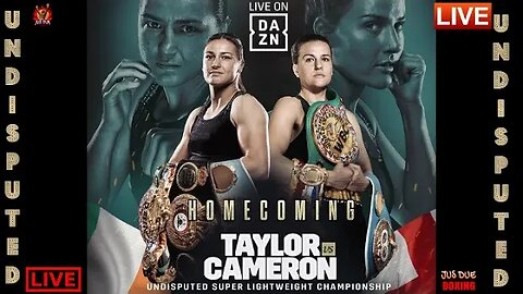 KATIE TAYLOR VS CHANTELLE CAMERON FOR 140LB UNDISPUTED TITLE FULL FIGHT CARD❗