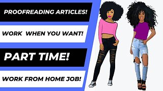 Non Phone - Work Anytime | Proofreading Articles | Work From Anywhere | Non Phone Work From Home Job