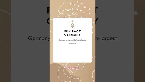 Fun Facts Germany