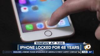 iPhone accidentally locked for 48 years?