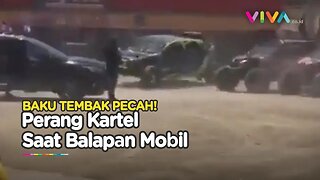 Pertempuran Saat Balap Mobil, Pembalap Jadi Sasaran Maut