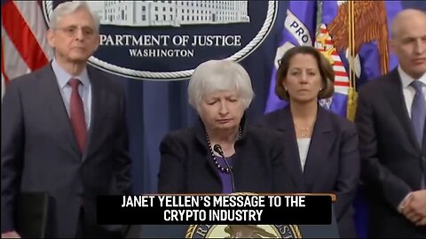 No surprise here - the government & NOT Federal Reserve is going after crypto currencies